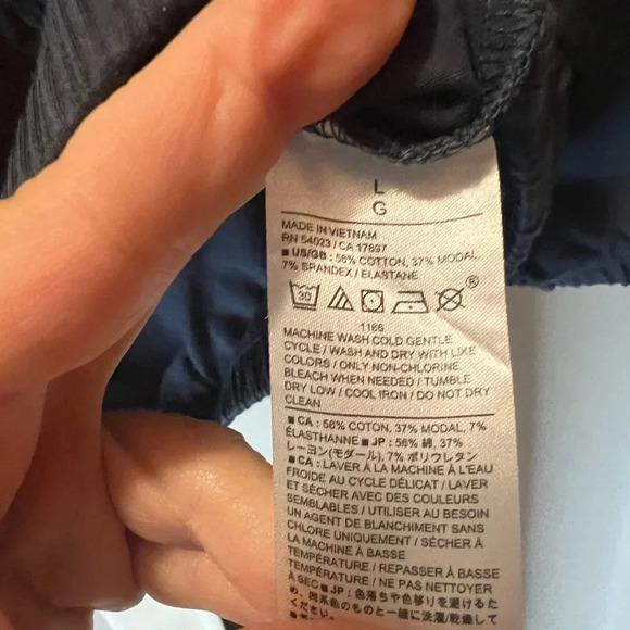 Banana Republic Off The Shoulder Top Size Large Blue - Picture 3 of 5